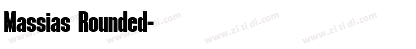 Massias Rounded字体转换 Massias Rounded字体转换